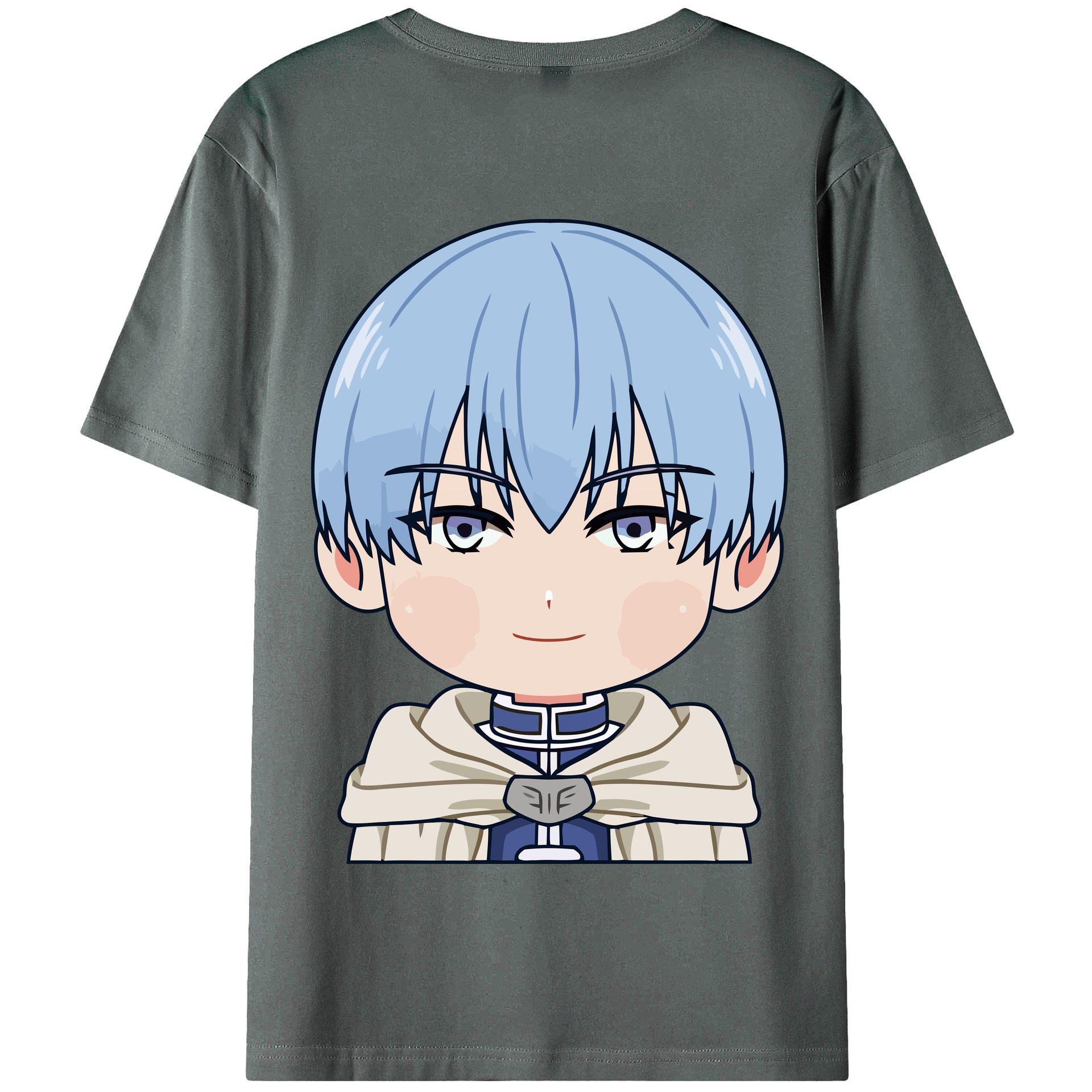 （画像用） 葬送のフリーレン Frieren 綿100％半袖Tシャツ（背面プリント）